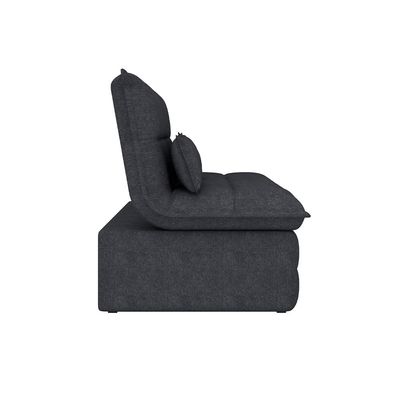 Sofá-Cama 2 Lugares Luizzi Besthouse Monalisa Revestido em Tecido Boucle - 207cm de Largura Chumbo