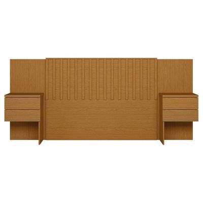 Cabeceira para Cama de Casal e Queen Size Palumóveis Olinda Extensível 300cm de Largura Cinamomo