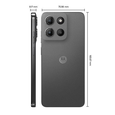 Smartphone Motorola Moto G15 256GB 12GB (4GB RAM+8GB Ram Boost) e Camera 50MP com AI e Night Vision, 5.200mAh Tela FHD+ 6.7 Grafite