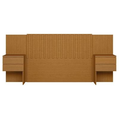 Cabeceira para Cama de Casal e Queen Size Palumóveis Olinda Extensível 300cm de Largura Cinamomo