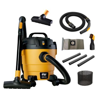 Aspirador de Água e Pó Wap GTW10 1400W Preto com Amarelo / 220V