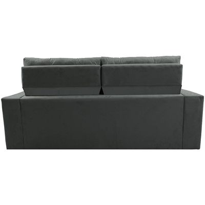 Sofá 3 lugares Cama Clean Retrátil e Reclinável Inbox Cinza