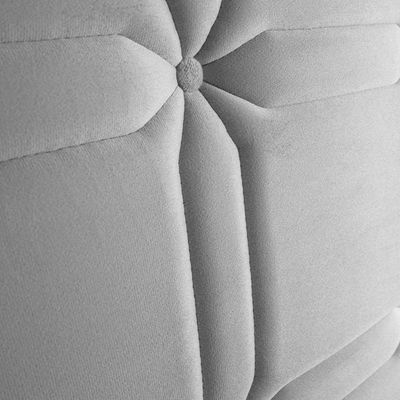Cabeceira para Cama Queen Size Hellen Zeus com Revestimento Platinum - 160cm de largura Grafite