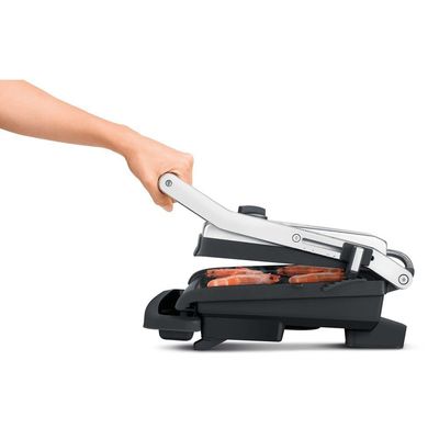 Grill Elétrico Tramontina By Breville Adjusta Em Inox Bandej