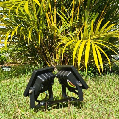 Suporte Estaca Chão Refletor Preto