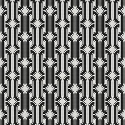 Papel de Parede Fiesta Modern Correntes Preto 750194 Fiesta Modern 750194