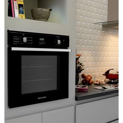 Forno Elétrico De Embutir Brastemp 84L Inox 220v Bot84arbna