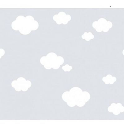 Papel de Parede Treboli Cinza Nuvens 5873 - Rolo: 10m x 0,53m