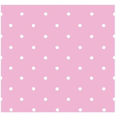 Papel de Parede Treboli Poá Rosa 5651 - Rolo: 10m x 0,53m
