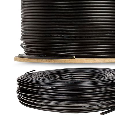 Cabo Manga 4X22 AWG - sem Blindagem Preto - 100 Metros