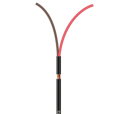 Cabo Manga 2x22 AWG - com Blindagem Preto - 50 Metros