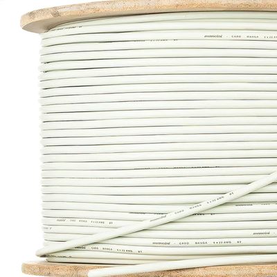 Cabo Manga 2X22 AWG - sem Blindagem Bege - 20 Metros
