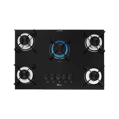 Cooktop 5 Bocas Fit Line Fischer Preto Bivolt