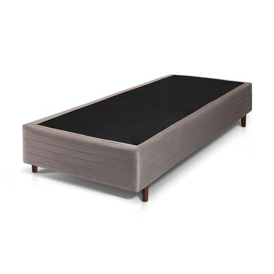 Base Box para Colchão King Size Hellen Dublin 26x96x203cm Bege