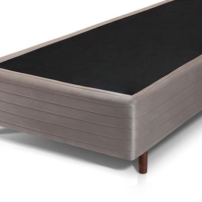 Base Box para Colchão King Size Hellen Dublin 26x96x203cm Bege