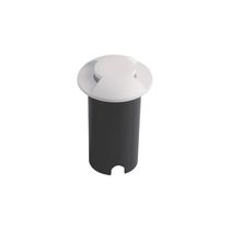 Balizador Astraled Brecher Redondo De Embutir Led 1w Bivolt Branco 3000k Luz Amarela Bl-5024