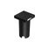 Balizador Astraled Zahoor Quadrado De Embutir Led 1w Bivolt Preto 3000k Luz Amarela Bl-5027