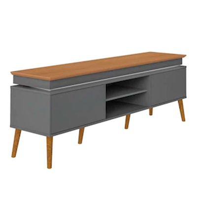 Rack Lumina para TV de até 75 Polegadas Artely Carvalho com Grafite