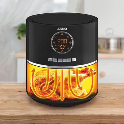 Fritadeira Air Fryer Arno Digital 4,2 Litros Preto 220V UFRD