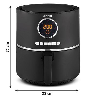 Fritadeira Air Fryer Arno Digital 4,2 Litros Preto 220V UFRD