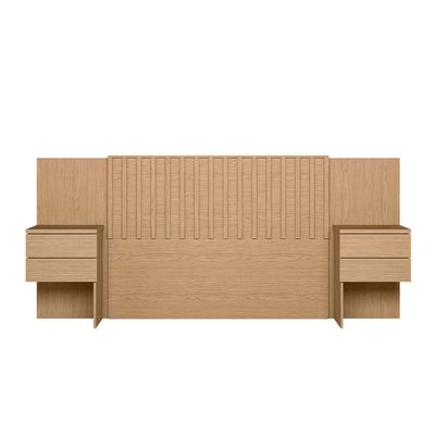 Cabeceira para Cama de Casal e Queen Size Palumóveis Olinda Extensível 300cm de Largura Freijó