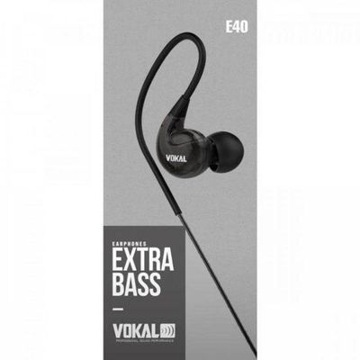 Fone De Ouvido E40 In Ear Preto Vokal