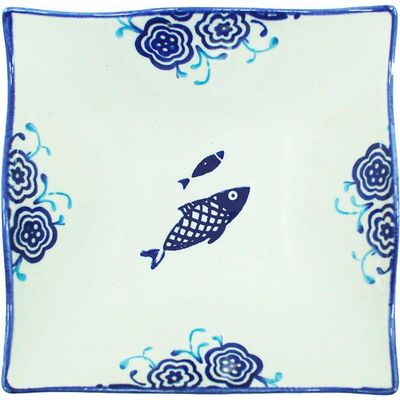 Kit 8 Tigela Sobremesa Bowl Praia Peixe Oceano Náutico 14cm