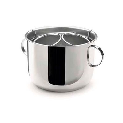 Champagneira Forma 2078 em Aço Inox e Cromado - 6 L Inox