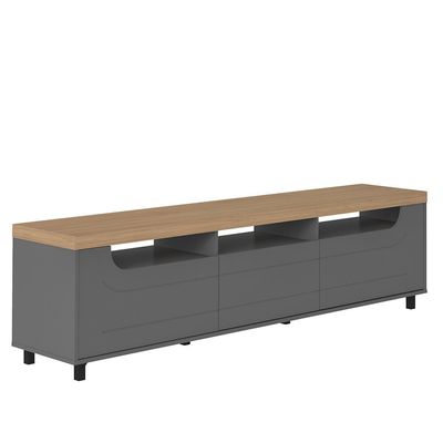 Rack para TV até 85 2 Portas 1 Gaveta Artely Mercury Carvlh / Grafit