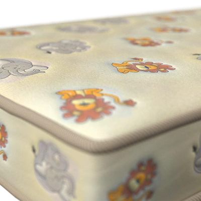 Colchão Infantil Probel Gold Am Animal Baby com Espuma D18 10x70x130cm Amarelo Amarelo