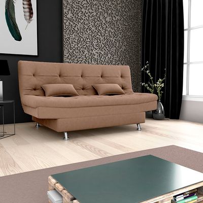 Sofá Cama Salomé Matrix Marrom