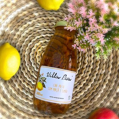 Chá Preto com Limão Sem Açúcar Villa Piva 300ml