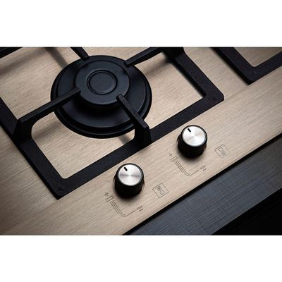 Fogão Cooktop Fischer 5Q Platinium Gás Aço Bivolt