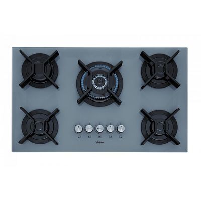 Fogão Cooktop Fischer 5Q TC Infinity Gás Mesa Vidro Eiger Bivolt