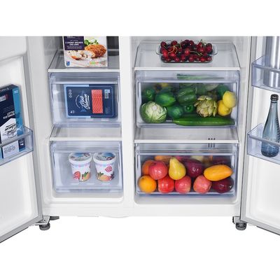 Geladeira Side by Side 516 Litros TCL C516SBIMN Inox / 110V