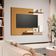 Painel Para Tv 50 Polegadas La Spazia Nature Off White