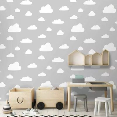 Papel de Parede HF Petit Infantil Cinza 61819