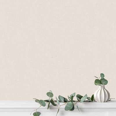 Papel de Parede Lille Aspecto Têxtil Bege 55139