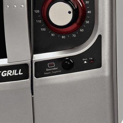 Forno Elétrico Fischer Gourmet Grill Bancada 44L Prata 127V