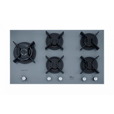 Fogão Cooktop Fischer 5Q TC Infinity Duo Blaze Gás Mesa Vidro Eiger Bivolt