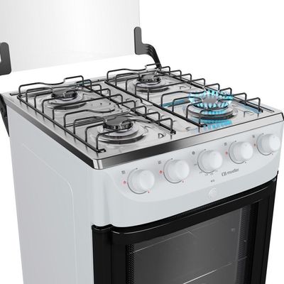 Fogão Mueller 4 Bocas Branco Automático Mfi4bb Branco