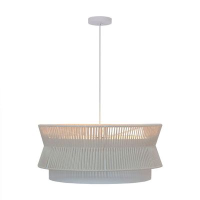 Lustre Pendente Blumenau Gaia 60cm E27 Bivolt Branco