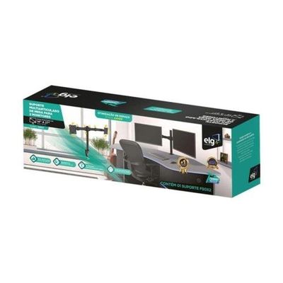 Suporte Para Monitor Multiarticulado De Mesa 14-27" Elg F50xd