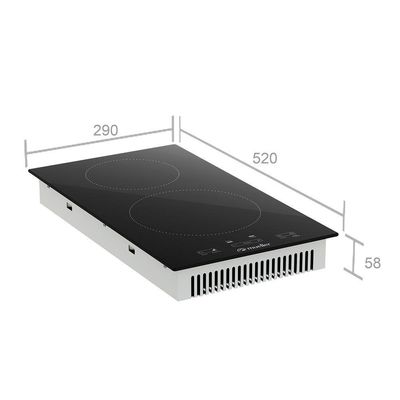 Cooktop Mueller 2 Bocas de Indução Painel Touch 220V