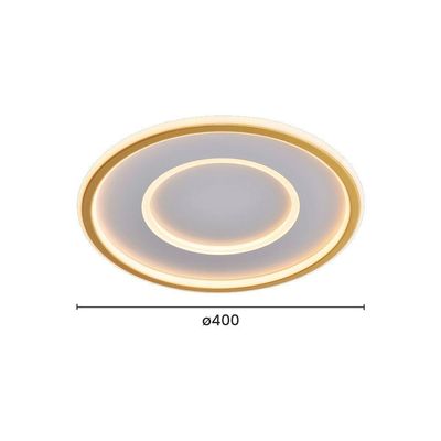 Plafon Sindora Dcx03121 Led Bivolt Dourado