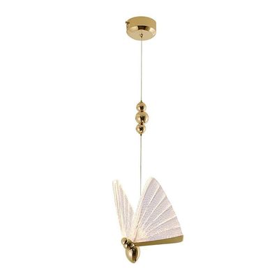 Lustre Pendente Sindora Qd05101 Dourado Led Bivolt