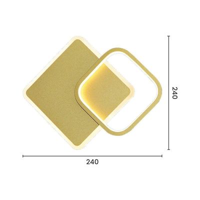 Arandela Sindora Dcb03192 Led Dourada Bivolt
