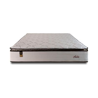 Colchão Queen Size Hellen Malta Linho com Molas Ensacadas e Espuma D26 28x158x198cm Bege