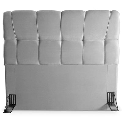 Cabeceira para Cama Queen Size Hellen Lara com Revestimento Platinum - 160cm de largura Grafite