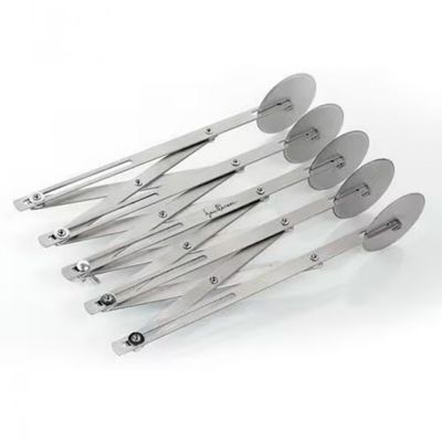 Carretilha Expansível 5 Lâminas Inox Massari Ghidini Inox